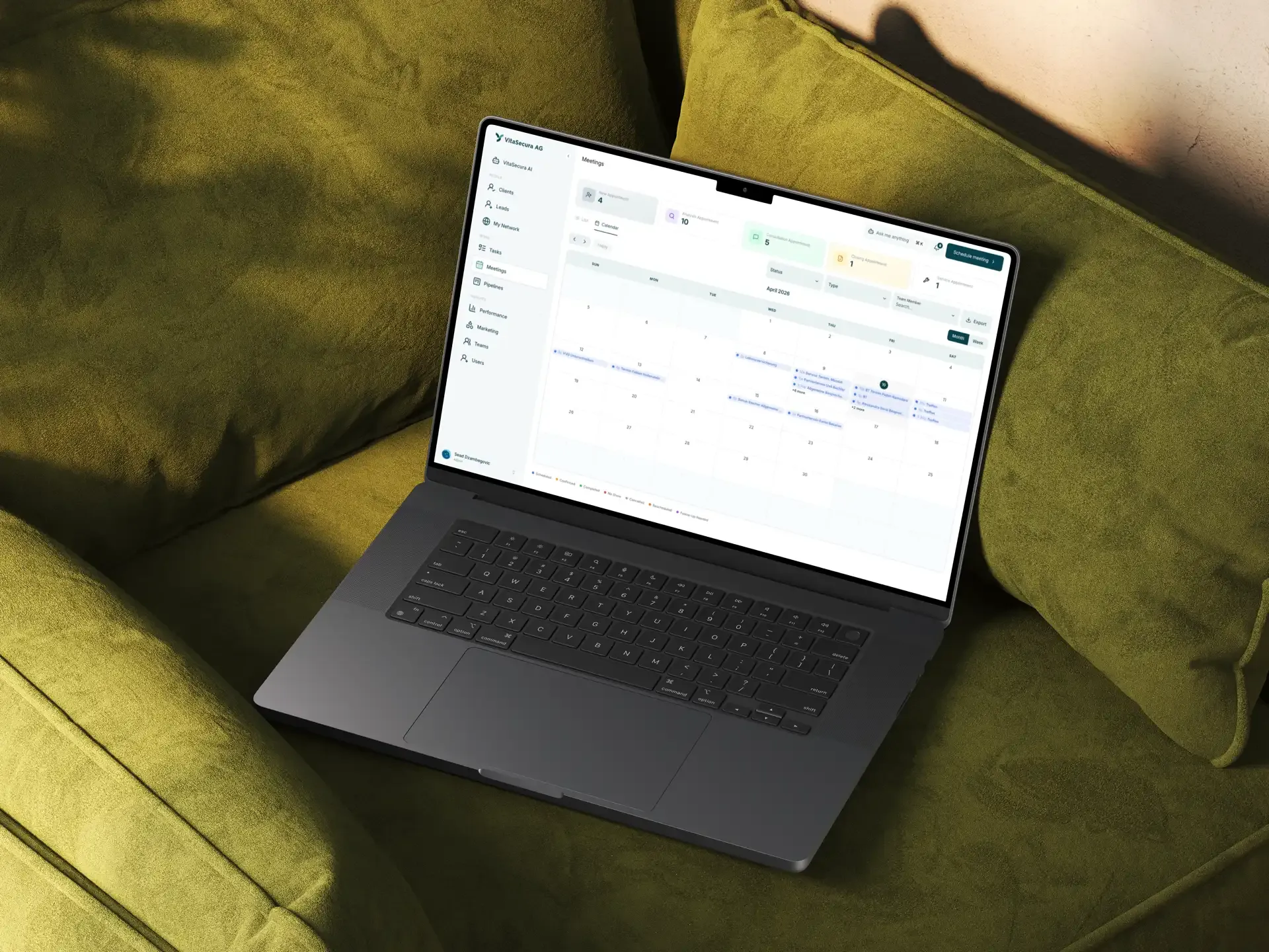 VitaSecura client portal