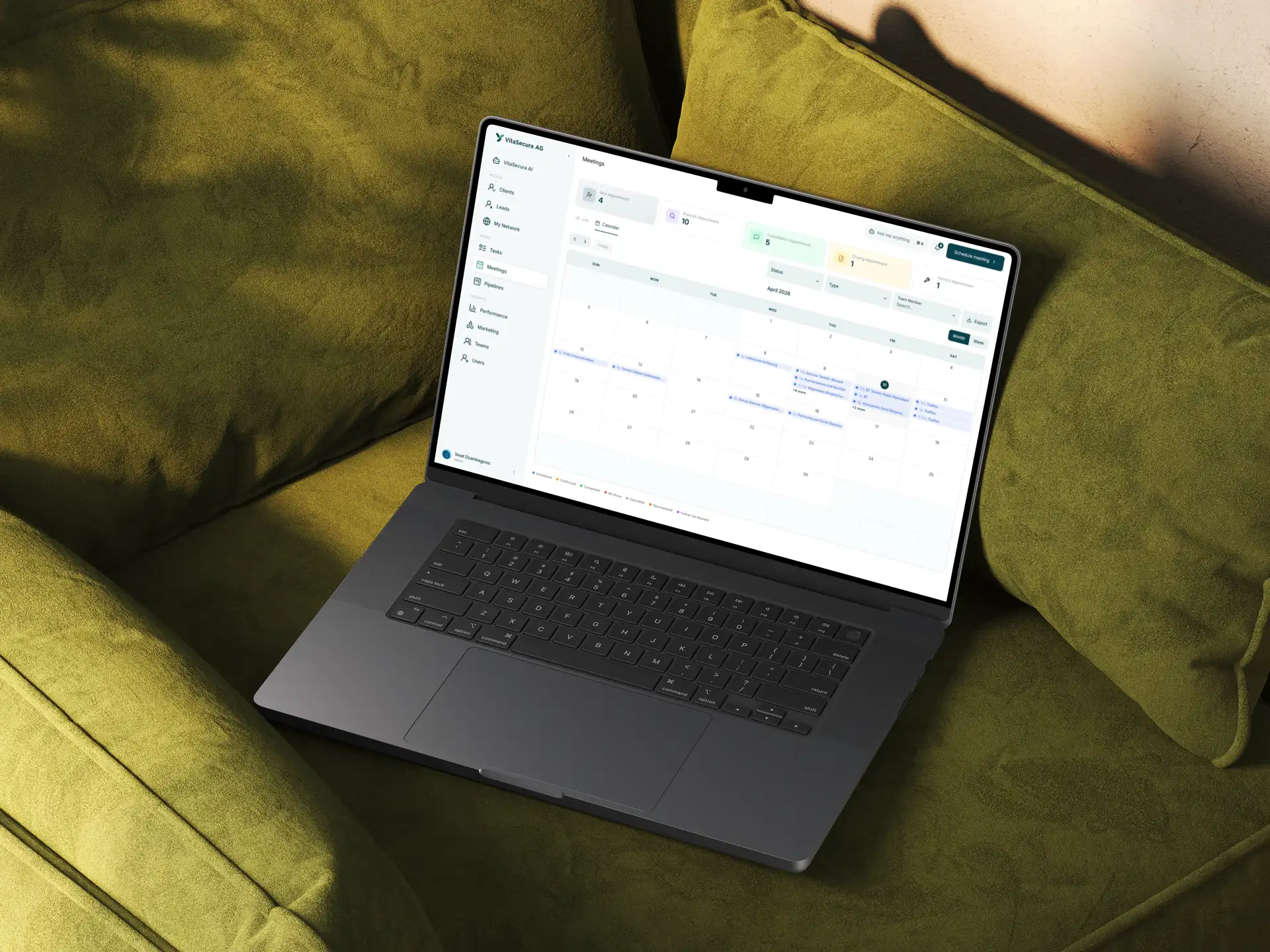 VitaSecura client portal